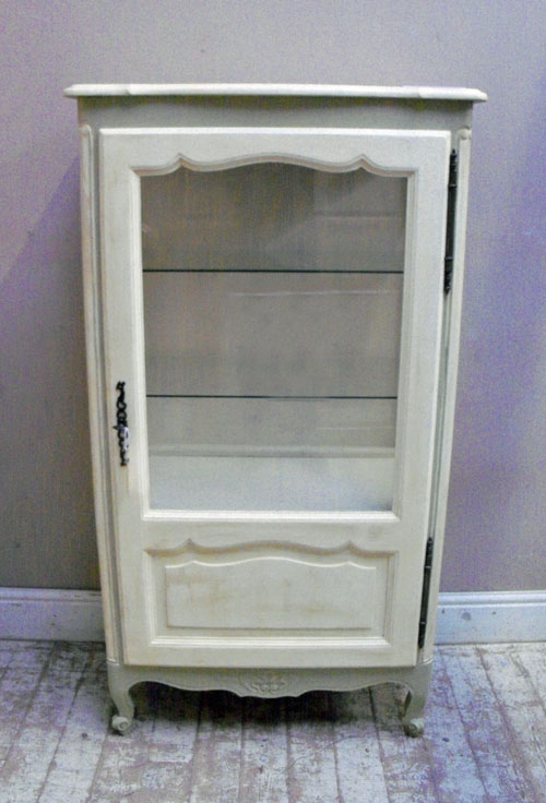 vintage french display cabinet